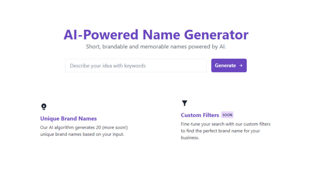 NameOwl AI-Powered Name Generator