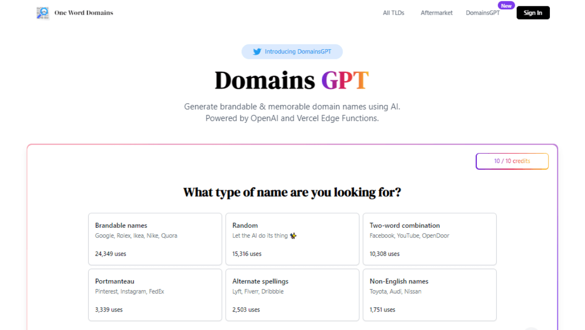 What is DomainsGPT in a Nutshell [UPDATED] - AiToolMate